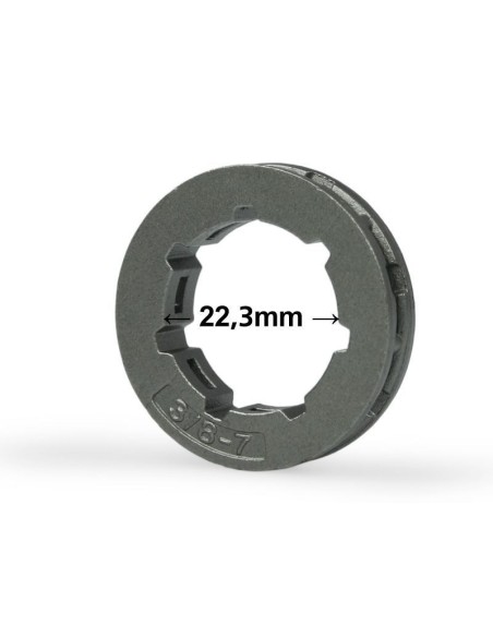 Anneau de pignon 3.8 7 dents