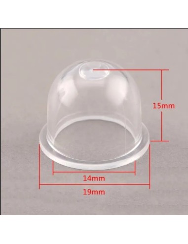 Poire  d'amorçage diamètre 19 mm